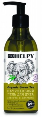 Купить biohelpy (биохелпи) гель для душа натуральный энергия и витамины, 400мл в Богородске