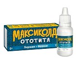 Купить максиколд ототита, капли ушные 1%+4%, флакон-капельница 17,1г в Богородске