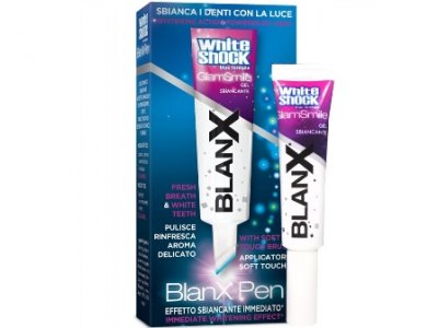 Купить бланкс (blanx) зубная паста white shock отбеливающий гелевый карандаш для зубов, 12мл в Богородске