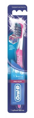 Купить oral-b (орал-би) зубная щетка 3d white luxe pro-flex 38 блеск, мягкая1 шт в Богородске
