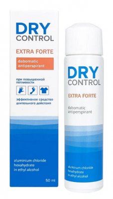 Купить dry control forte (драй контрол) экстра форте ролик от обильного потоотделения 30% 50 мл в Богородске