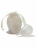 Купить онликап (onlycup) менструальная чаша серия лен размер l, белая в Богородске
