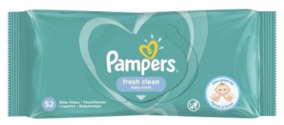Купить pampers baby fresh clean (памперс) салфетки влажные, 52шт в Богородске