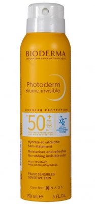 Купить bioderma photoderm (биодерма фотодерм) спрей-вуаль spf 50+ invisible, 150 мл в Богородске
