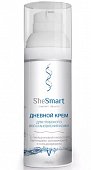 Купить shesmart (шисмарт) крем дневной для глубокого восстановления кожи с гиалуроновой кислотой, пептидами, ниацинамидом и витамином е, 50мл в Богородске
