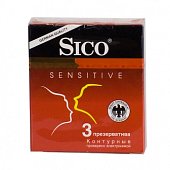 Купить sico (сико) презервативы sensitive контурные 3шт в Богородске