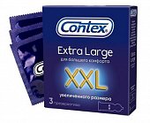 Купить contex (контекс) презервативы extra large увеличенного размера 3шт в Богородске