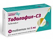 Купить тадалафил-сз, таблетки покрытые пленочной оболочкой 5 мг, 14 шт в Богородске