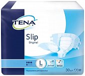 Купить tena slip оriginal (тена) подгузники для взрослых, размер l (обхват талии/бедра от 110см до 150см), 30 шт в Богородске