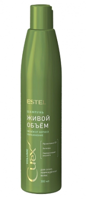 Купить estel (эстель) шампунь для объема сухих и поврежденных волос curex volume, 300мл в Богородске