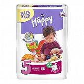 Купить bella baby happy (белла) подгузники 5 джуниор 12-25кг 58 шт в Богородске
