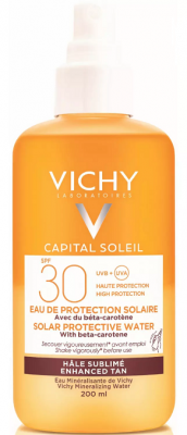 Купить vichy capital soleil (виши) спрей двухфазный для тела активатор загара 200мл spf30 в Богородске