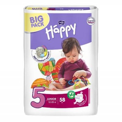 Купить bella baby happy (белла) подгузники 5 джуниор 12-25кг 58 шт в Богородске