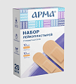 Купить пластырь арма, набор бактерицидный стандартный бежевый, 20 шт в Богородске