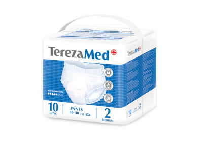 Купить terezamed (терезамед), трусы подгузники для взрослых medium, размер 2 10 шт в Богородске