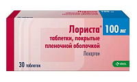 Купить лориста, таблетки, покрытые пленочной оболочкой 100мг, 30 шт в Богородске