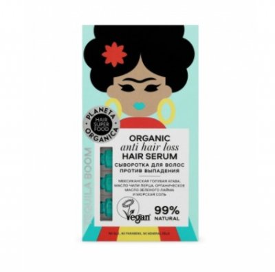 Купить planeta organica (планета органика) super food сыворотка для волос против выпадения 5мл, 7 шт в Богородске