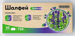 Купить шалфей премиум bioforte, таблетки для рассасывания массой 750 мг, 30 шт бад в Богородске
