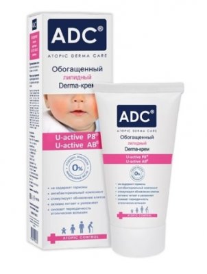 Купить адц (adc) derma-крем для детей и взрослых липидный обогащенный, 50мл в Богородске