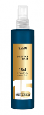 Купить ollin prof perfect hair (оллин) крем-флюид для волос несмываемый 15в1, 250мл в Богородске