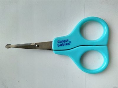 Купить canpol (канпол) ножницы для детей с рождения голубые 1 шт в Богородске