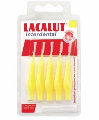 Купить lacalut (лакалют) ершик для зубные, интердентал размер l d 4мм, 5 шт в Богородске