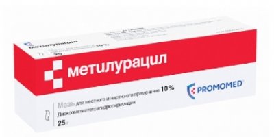 Купить метилурацил, мазь 10% 25г (биохимик оао, россия) в Богородске