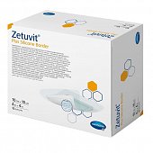 Купить silicone border plus zetuvit (цетувит) повязка суперабсорбент с контактным слоем из силикона самоклеящаяся 10см х10см, 10 шт в Богородске