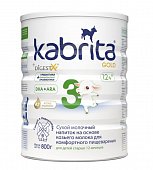 Купить kabrita gold 3 (кабрита) смесь на козьем молоке для детей старше 12 месяцев, 800г в Богородске