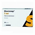 Купить монтелар, таблетки жевательные 5мг, 28 шт в Богородске