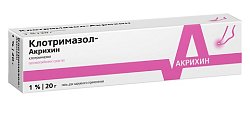 Купить клотримазол-акрихин, мазь для наружного применения 1%, 20г в Богородске