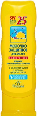 Купить флоресан (floresan) молочко солнцезащитное, 125мл spf-25  в Богородске