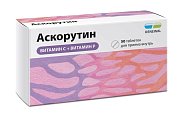 Купить аскорутин, таблетки 50мг+50мг, 50 шт в Богородске