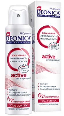 Купить deonica for women active (деоника) антиперспирант аэрозоль, 150мл в Богородске