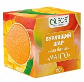 Купить oleos (олеос) шар для ванн бурлящий манго, 110г в Богородске