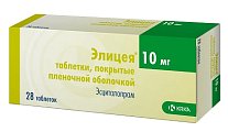 Купить элицея, таблетки, покрытые пленочной оболочкой 10мг, 28 шт в Богородске