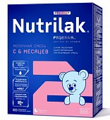 Купить нутрилак премиум 2 (nutrilak premium 2) молочная смесь адаптированная с 6 месяцев, 300г в Богородске