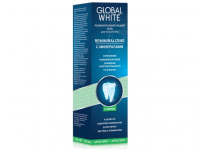 Купить глобал вайт (global white) гель ременирализирующий для полости рта, 40мл в Богородске