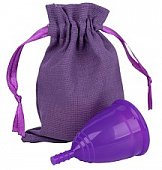 Купить онликап (onlycup) менструальная чаша серия лен размер l, фиолетовая в Богородске