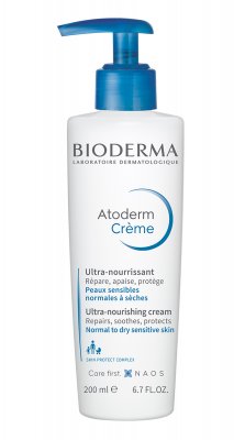 Купить bioderma atoderm (биодерма атодерм) крем для лица и тела с помпой 200мл в Богородске