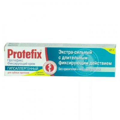 Купить протефикс (protefix) крем для фиксации зубных протезов гипоаллергенный 40мл в Богородске