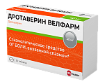 Купить дротаверин-велфарм, таблетки 40мг, 50 шт в Богородске