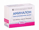 Купить аминалон, таблетки, покрытые оболочкой 250мг, 100 шт в Богородске