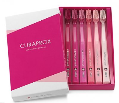 Купить curaprox (курапрокс) набор зубных щеток рink cs5460b розовый, 6 шт в Богородске