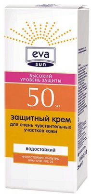 Купить eva sun (ева сан) крем для загара, 25мл spf50 в Богородске