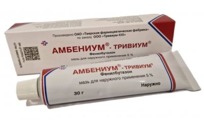 Купить амбениум-тривиум, мазь для наружного применения 5 % туба 30 г в Богородске