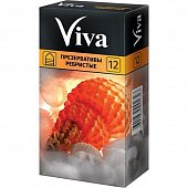 Купить viva (вива) презервативы ребристые 12шт в Богородске