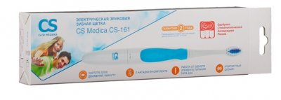 Купить зубная щетка электрическая звуковая cs medica cs-161 голубая, 1 шт в Богородске