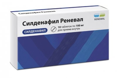 Купить силденафил-реневал, таблетки, покрытые пленочной оболочкой 100мг, 10 шт в Богородске