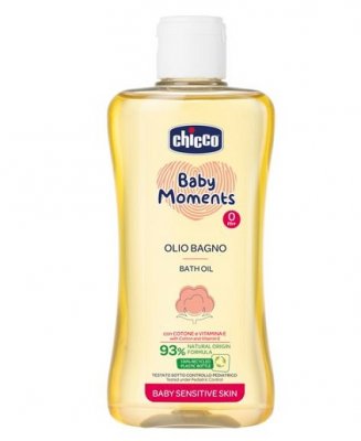Купить chicco baby moments (чикко) масло для ванны для новорожденных, 200мл в Богородске